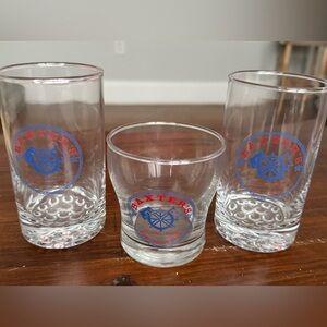 Vintage Baxter’s Hyannis MA Cape Cod Nautical Bar Glasses – Set of 3